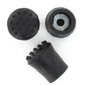 Lifeswonderful® - Embouts en caoutchouc - pour canne de marche - forme de cloche - à crampons - 19 mm 3/4" - Lot de 4