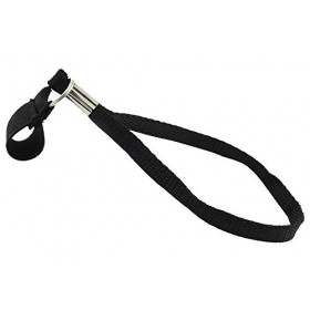 Lifeswonderful - Sangle Dragonne Courroie pour Canne Bâton de Marche Noir 