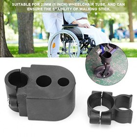 Support De Bâton De Marche Pour Fauteuil Roulant, Support De Béquille Support De Bâton De Marche Pour Déambulateurs, Cadre De