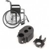 Ouitble Support de Canne de Marche pour Fauteuil Roulant Support De Support De Bâton De Marche Support De Béquille Accessoire