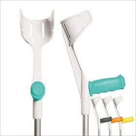 MySleeve - Housses pour Bequilles 2 Pièces avec Coussinet en Gel, contre Chute de Béquilles, Coussinets et Rembourrages pou