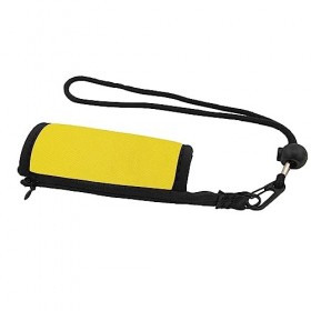 Paire de Housses de Confort Rembourrées pour Poignées de Béquilles - Jaune - avec Sangle de Poignet - par Lifeswonderful