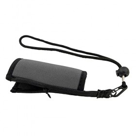 Paire de Housses de Confort Rembourrées pour Poignées de Béquilles - Gris - avec Sangle de Poignet - par Lifeswonderful