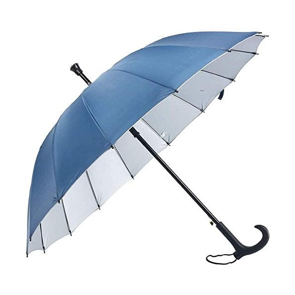 ZJJJD Bâton De Marche Parapluie Béquilles Antidérapantes pour Personnes Âgées Béquilles Multifonctionnelles De Voyage Paraplu