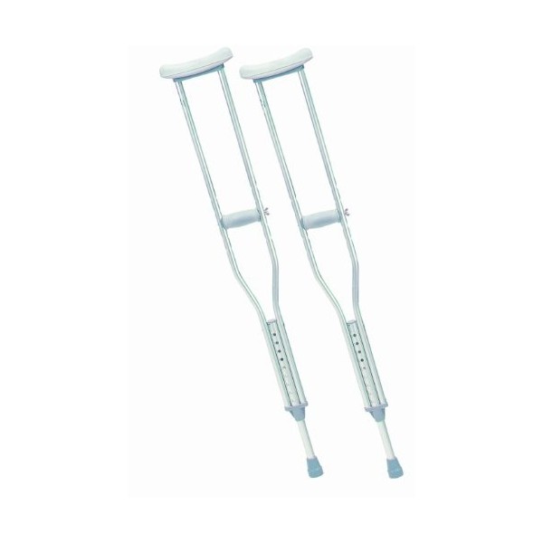 Drive DeVilbiss Healthcare Béquilles en aluminium pour les aisselles adultes 