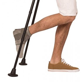 KMINA - Embout Béquille Médical 19 mm, 18 mm et 17 mm x2 unités , Caoutchouc Béquille, Tampon pour Béquille, Embout en Caout