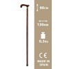 Bâton de support en bois Marron foncé 90 cm 618 Bâton Marche Personnes âgées