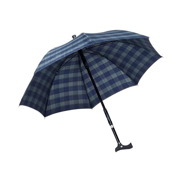 Ossenberg Twin parapluie avec poignée Fritz - Ø 105cm - 2 en 1 canne & parapluie - canne de marche, aide à la marche, support