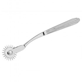 Exquise Wartenberg Pinwheel, Testeur de Sensibilité Nerveuse en Acier Inoxydable - Roue à Broches Exquise de 18,5 cm pour Éve