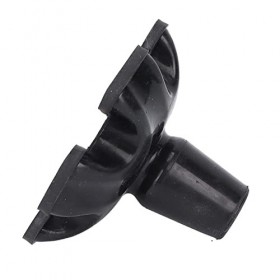 Embout de canne,Pointe de Canne de Marche, Forte Stabilité, Conception à 6 Piliers en Silicone Empêche le Glissement de 22 Mm