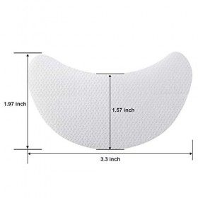 100 Pièces Bouclier dOmbres à Paupières Patchs de Gel de Fard à Paupières Pochoirs Fard À Paupières pour Prévenir les Extens