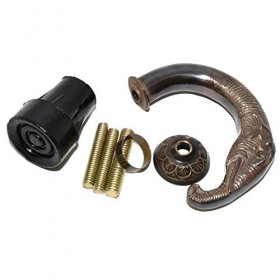 Eve Store Nauticals Canne de Marche en Laiton Antique Motif éléphant