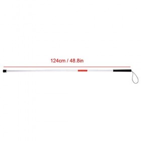 Sluffs Bâton De Marche, Canne Aveugle, Canne Réfléchissante Pliable, Canne Réfléchissante Pliante, Béquille Guide Anti-Choc P