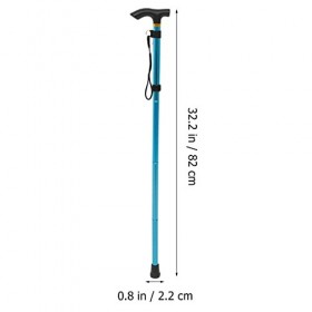 COHEALI Cannes De Marche Réglables Canne De Marche Antidérapante Canne De Marche Canne À Poignée Souple pour Personnes Âgées 