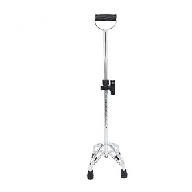 FeeCoz Béquilles pour Personnes âgées, Canne de Marche Pliante, Cannes à trépied, Tabouret Triangulaire rétractable Multifonc