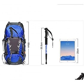 Walking Alpenstock Béquilles de Marche réglables, durables, évolutives, Anti-Choc, pour lescalade et la Marche en extérieur,