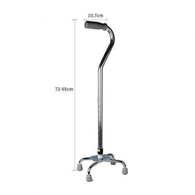 FeeCoz Béquilles pour Personnes âgées, Canne de Marche Pliante, Cannes à trépied, Tabouret Triangulaire rétractable Multifonc