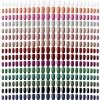 360 Pièces Appuyer sur Ongles Moyens Faux Ongles à Couverture Complète Faux Ongles de Ballerine Cercueil Ongles Artificiels d