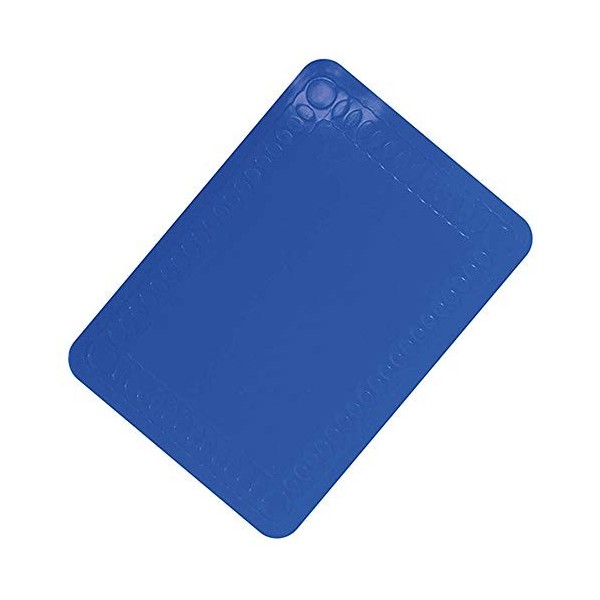 Aidapt - Vm985bb - Set De Table En Caoutchouc Siliconé Antidérapant - Bleu - Taille 25x18cm -