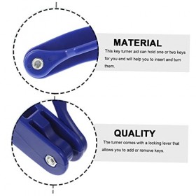 Lurrose Assistant De Transfert De Clé Aides À La Préhension Serrures Porte-Clés Aides À La Mobilité Tour De La Clé Porte-Clés