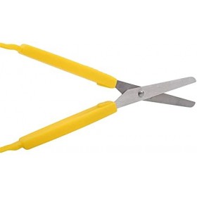 PULABOCiseaux à Boucle pour Enfants Prise en Main Facile Ciseaux Adaptés à Ouverture Facile pour Besoins Spéciaux Bout Rond P