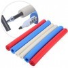 6pcs manchon de poignée en mousse antidérapante, 3 couleurs/tailles ustensiles de couverture antidérapante tube de poignée en