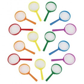 NIYANGLE 15 Pièces Mini Zoom Loupe Loupe De Poche Ensemble De Jeu Loupes Miniatures Loupe De Poche Cadeau Senior Reding Loupe