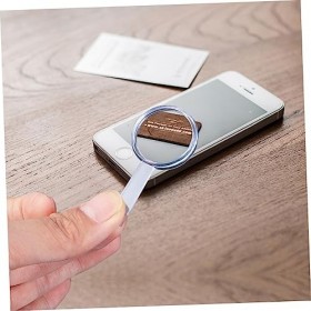 NIYANGLE 12 Pièces Mini Loupes Loupes 5X Loupes Mini Poche Loupe De Poche Miroir Grossissant Loupe Verre en Vrac Enfant