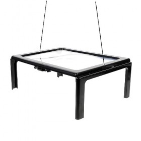 NIYANGLE Page Loupe LED Lecture LED Loupe Mains Lunettes pour Ordinateur Loupe Éclairée Verrerie Lunettes À Boire Écran DOrd