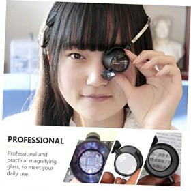 NIYANGLE 1 Set Loupe Bijoux Loupe Loupe Lunettes Loupe Lunettes Visière Bijoux Loupe Diamant Bandeau Casque Léger Tête Portan