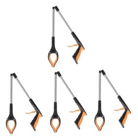 Healifty Lot De 4 Pinces À Ordures Pliantes Pour Foyer Portable Outil De Préhension Robuste Outils Pour Hommes Pinces Pour At