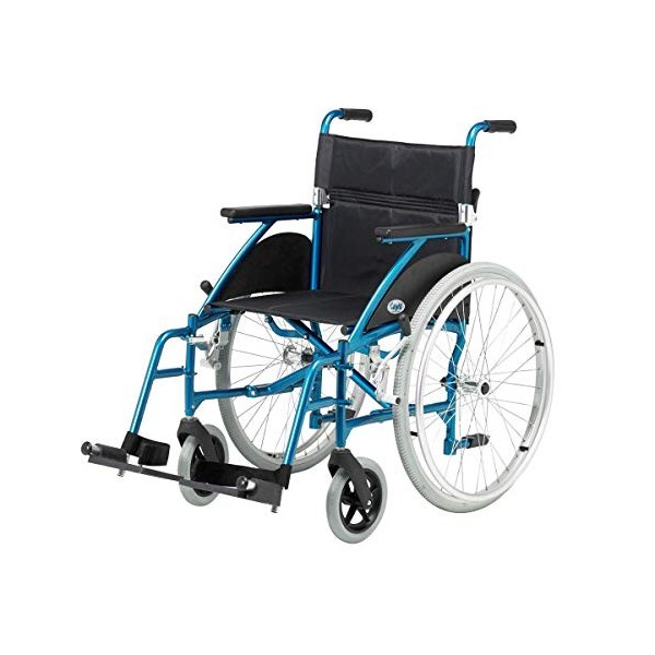 Days, fauteuil roulant robuste et léger, fauteuil de transfert, fauteuil auto-propolusion, Swift, Express, largeur 46 cm, Ble