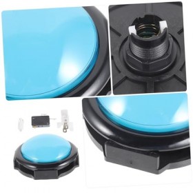 COOLHIYA Commutateur Utile Bouton Parlant Bouton De Jeu Cadeau Horloge pour Aveugle Horloge Parlante pour Aveugle Bouton Prat