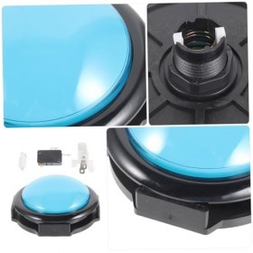 Hoement Commutateur Petit Bouton Parlant Horloge Alarme Parlante Bouton Parlant pour Aveugle Bouton Mécanisme Bouton Parlant 