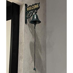 ARTSIM Son Fonctionnel avec Panneau de Bienvenue, Cloche de Magasin de commerçant de Ferme Antique for Les Amis daffaires, p