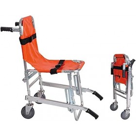 HSSBD Chaise descalier - Aluminium Light Weight Ambulance Firefighter Evacuation Medical Lift Chaid avec Boucles à libératio