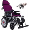 Fauteuil Roulant Électrique Pliable, Chaise Intelligente For Handicapés, Chaises Pliantes Légères À Dossier Haut, Fauteuil Ro