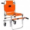 EMS Stair Chairn Cadre léger et Pliable, Chaise descalier en Aluminium Ambulance Pompier Évacuation Piste Escalier Lumière E