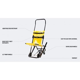 Fauteuils roulants Chaise descalier Portable Pliable civière descalier Ascenseur médical Chaise descalier Ambulance durge
