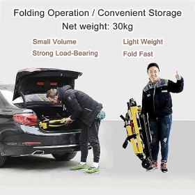 Monte-Escalier éLectrique sur Chenilles, Monte-Escaliers Mobiles, pour Personnes âGéEs HandicapéEs, Capacité De Charge 353 LB