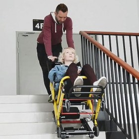 Fauteuil Roulant Escalier Électrique Fauteuil Monte-Escalier Pour Personnes Âgées,Fauteuil Roulant Pliant Léger Pour Handtruc