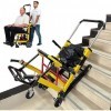 HSRG Monte-escalier Électrique pour Fauteuil Roulant, Fauteuil Roulant Pliable Portable avec Batterie Au Lithium, Peut Monter