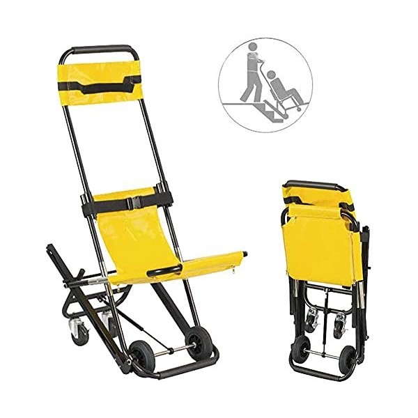 Chaise DEscalier Portative, Chaise DEscalier Pliante Légère DÉvacuation De Pompier DAmbulance, Opération par Une Seule Pe