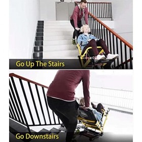 SEEANN Monte-escalier électrique sur chenilles, Monte-escalier électrique, Fauteuil Roulant Manuel descalade pour Patient âg