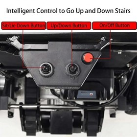 Transport De Chaise DEscalier Mobile Chaise DEscalier Pliante Chaise Roulante DÉvacuation DEscalier Alimentée par Batteri