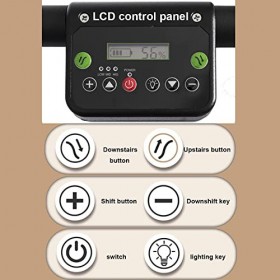JUNIPI Chaise descalade éLectrique, Pliante pour Charges LéGèRes - Monte-Escalier sur Chenilles, Vitesse : 0-6 Km/H, Poids D