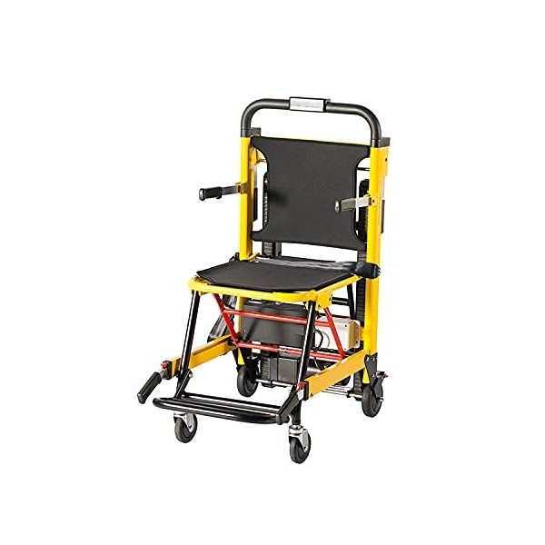Monte-escalier électrique pour Chariot à Main, Chaise dévacuation de Luxe à 4 Roues, Chaise descalier Pliante en Aluminium 