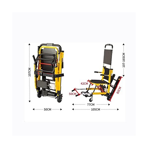 Samnuerly Chaises descalier automatiques Monte-escaliers entièrement électriques pour handicapés et Personnes âgées Chaise d