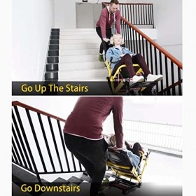 BrightFootBook Monte-escalier électrique Fauteuil Roulant pour lescalade des Escaliers, Angle du Rail Ajustable, Dure Enviro