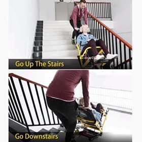 Samnuerly Monte-escaliers électriques pour Personnes âgées, Fauteuil Roulant Manuel pour Personnes âgées handicapées, Monte-e